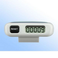 White Pedometer (2 1/8"x1 5/8"x1/2")